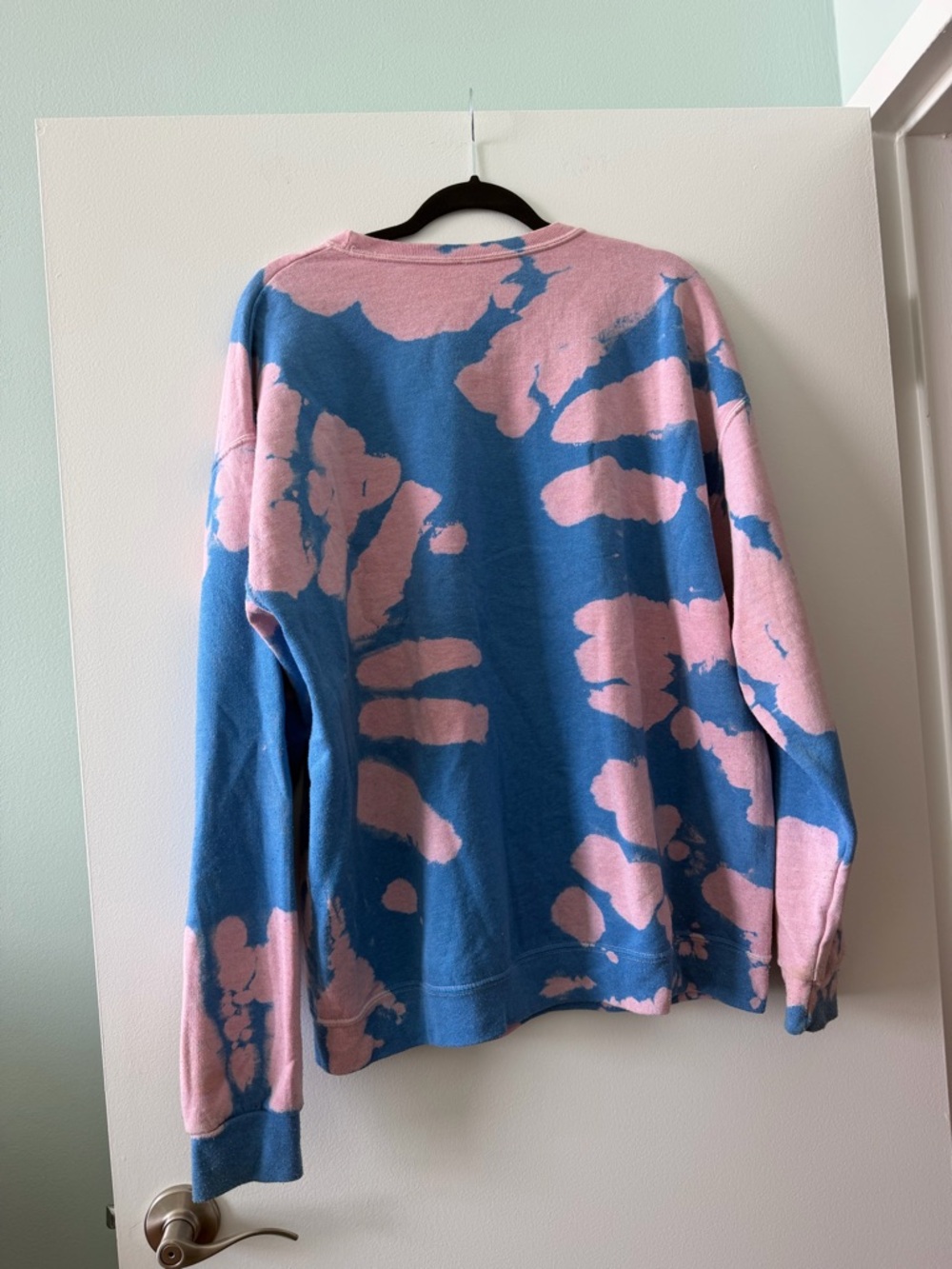 Grateful Dead Tie-Dye Crewneck Sweatshirt - Blue & Pink - Picture 4 of 6